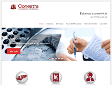 Tablet Screenshot of conestra.com.mx